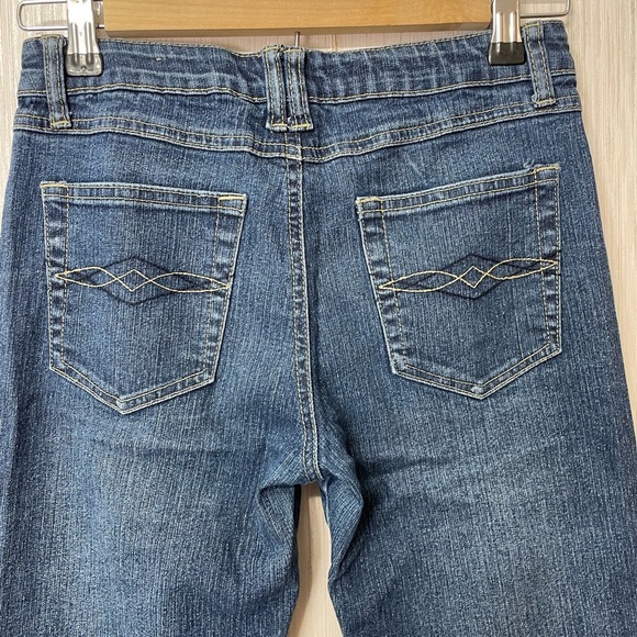 Route 66 Girls Embroidered Butterfly Flare Jeans Size 12 Y2K Vintage - Picture 3 of 6